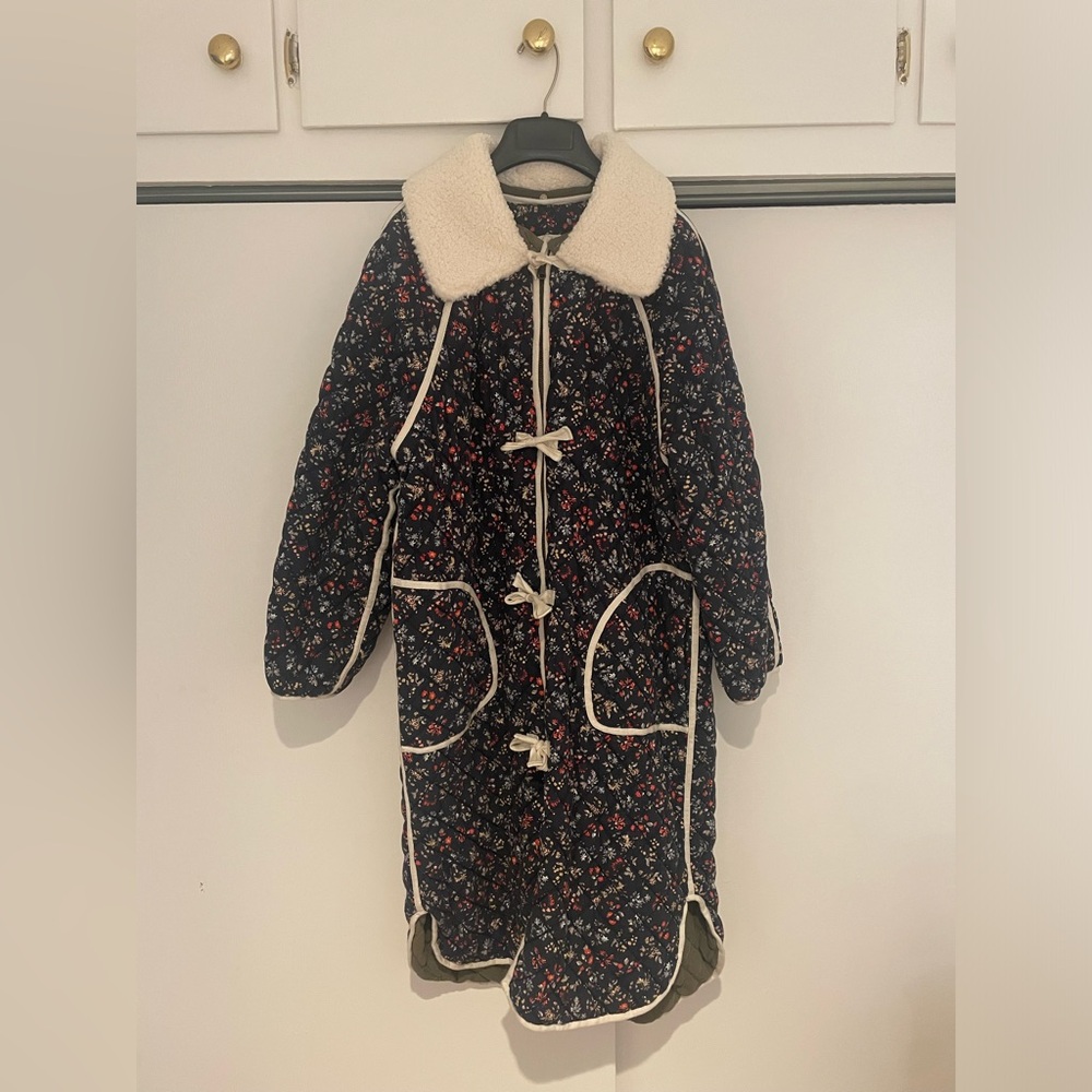 The Great Reversible Long Quilted Jacket, Originally $575